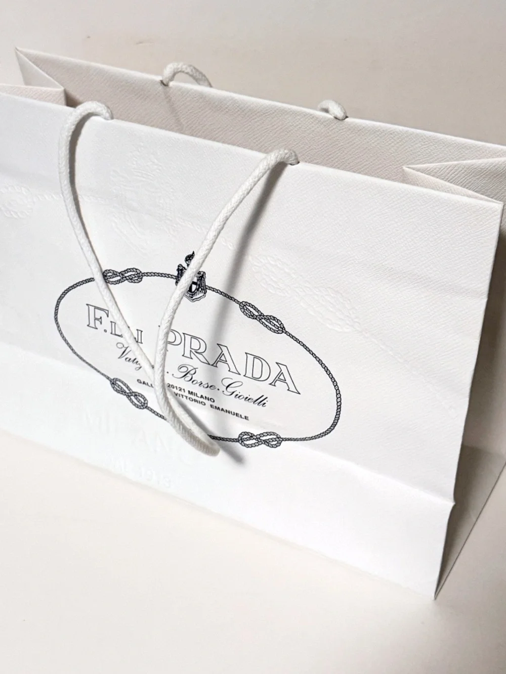 Prada authentic milano